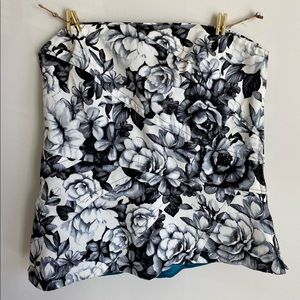 White House I Black Market Corset Top